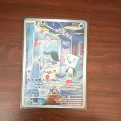 Pokemon Eiscue Illustration Rare Holo 110 HP 205/193 Sv02 - Image 1