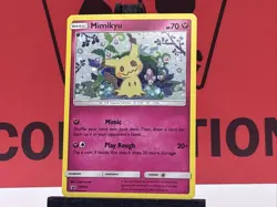 Mimikyu SM163 SWIRL Holo Black Star Promo Sun & Moon Pokemon TCG 2019 LP - Image 4