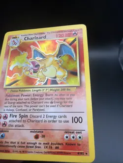 Pokemon TCG Charizard Base Set Holo Unlimited Rare - Image 3