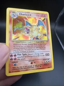 Pokemon TCG Charizard Base Set Holo Unlimited Rare - Image 4