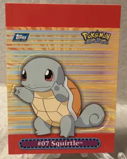 2000 Topps TV Animation Pokemon Series 3 Squirtle Pop-Up #10 - Image 1