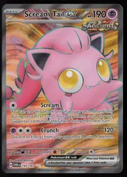 Scream Tail ex 197/167 Ultra Rare Twilight Masquerade Pokemon Near Mint - Image 1