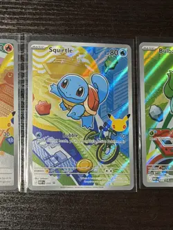 Pokemon First Partner Illustration Collection Series 1 Kanto Gen 1 Starters Set - Image 3