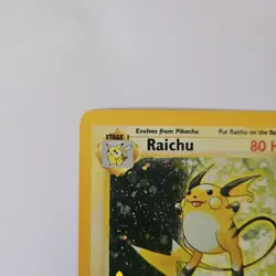 Pokemon TCG: Raichu 16/130 Base Set 2 WoTC Holo Rare LP - Image 4