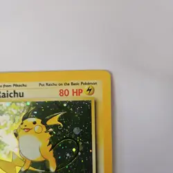 Pokemon TCG: Raichu 16/130 Base Set 2 WoTC Holo Rare LP - Image 5