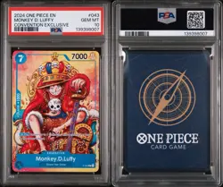 2024 ONE PIECE PROMOS CONVENTION EXCLUSIVE #043 MONKEY D. LUFFY PSA 10 - Image 3