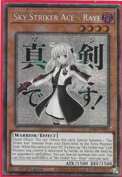 YUGIOH - Sky Striker Ace - Raye - RA05-EN093 Starlight Rare - Image 1