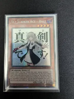 RA05-EN093 Sky Striker Ace - Raye Variant Art Starlight Rare 1st Ed YuGiOh - Image 1