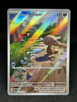 Paldean Wooper 102/094 Illustration Rare Phantasmal Flames Pokemon Card - Image 1