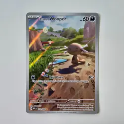 Paldean Wooper 102/094 Illustration Rare - Phantasmal Flames - Pokemon Card - NM - Image 2