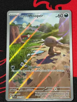 Paldean Wooper 102/094 Pokemon TCG Phantasmal Flames Illustration Rare English - Image 1
