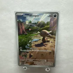Paldean Wooper 102/094 Illustration Rare English Pokemon ME02 Phantasmal Flames - Image 1