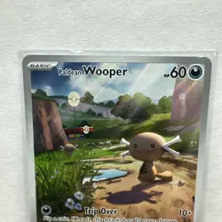 Paldean Wooper 102/094 Illustration Rare English Pokemon ME02 Phantasmal Flames - Image 2