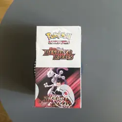 Pokemon Destined Rivals Half Booster Box 18 Packs SEALED - Image 1