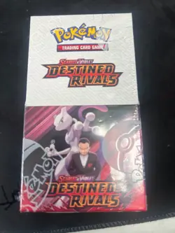 Pokemon TCG Destined Rivals Half Booster Box 18 Packs, Mint Sealed - Image 1