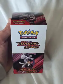 Pokemon Destined Rivals Unsealed Half Booster Box (18 Sealed Booster Packs) - Image 1
