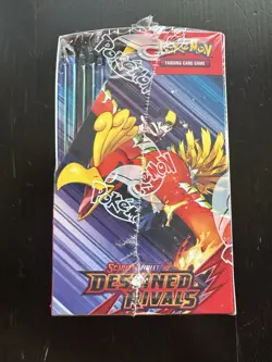 Pokemon TCG Destined Rivals Half Booster Box 18 Packs Sealed - Shrink Wrap Tear - Image 3