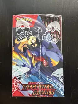 Pokemon TCG Destined Rivals Half Booster Box 18 Packs Sealed - Shrink Wrap Tear - Image 4