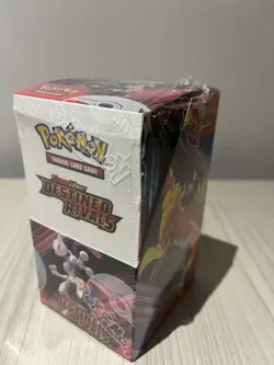 Pokemon TCG S&V Destined Rivals Half Booster Box 18 Packs, Sealed, Small Tear - Image 5