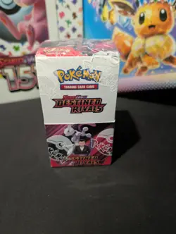 Pokemon Destined Rivals Half Booster Box 18 Packs SEALED - Image 1
