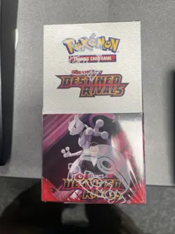 Pokemon Destined Rivals Sealed Half Booster Box (18 Packs) Sealed - Image 1