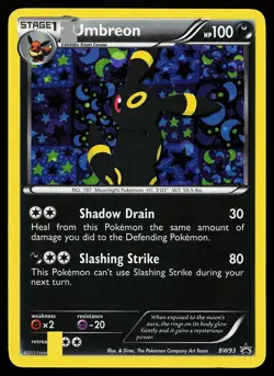 Umbreon BW93 Holo Black And White Promo Pokemon Card - Image 1
