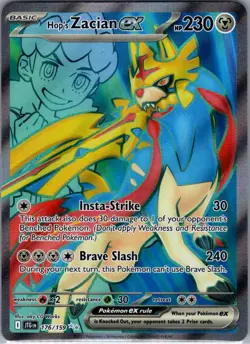 Hop's Zacian ex 176/159 SV09: Journey Together - Pokemon Card - NM - Image 1
