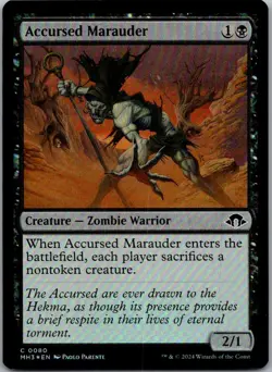 Accursed Marauder Foil C Modern Horizons 3 80 LP - Image 1