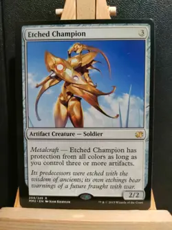 Etched Champion - Modern Masters 2015 - Rare - NM to LP (see pics) - MTG - Image 1