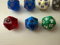 magic the gathering D20 spindown dice lot Multiple Sets LOTR Lorwyn More - Image 2