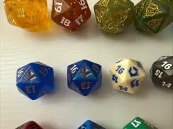 magic the gathering D20 spindown dice lot Multiple Sets LOTR Lorwyn More - Image 3