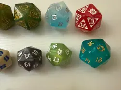 magic the gathering D20 spindown dice lot Multiple Sets LOTR Lorwyn More - Image 4