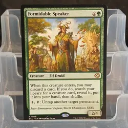 Magic: The Gathering Formidable Speaker Green Creature Rare ECL 0176 - Image 1