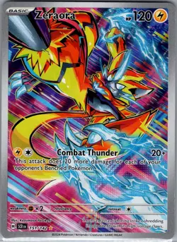 Zeraora 151/142 SV07: Stellar Crown - Pokemon Card - NM - Image 1
