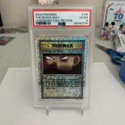 2002 POKEMON LEGENDARY COLLECTION — #105 THE BOSS'S WAY — REVERSE FOIL — PSA 4 - Image 1