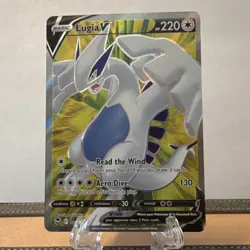 Pokemon Lugia V 185/195 Silver Tempest Ultra Rare Full Art Holo 220 HP - Image 1
