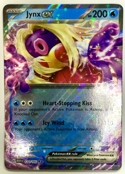 Pokemon - Jynx ex - 124/165 - SV: Scarlet & Violet 151 - Holo - Double Rare - Image 1