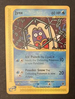 Pokemon - Jynx 83/165 Expedition Uncommon - Vintage WOTC 2002 (LP/Excellent) - Image 1