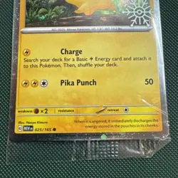 Pokemon 151 Holiday Calendar Pikachu 025/165 & Eevee 133/165 Snowflake Promo - Image 4