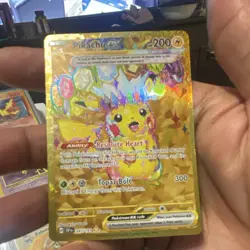 Pokemon Pikachu ex 247/191 Sv08 Surging Sparks Full Art Holo Hyper Rare English - Image 1