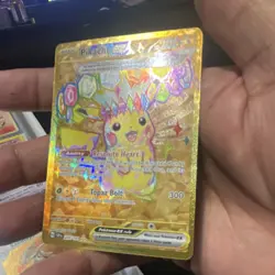 Pokemon Pikachu ex 247/191 Sv08 Surging Sparks Full Art Holo Hyper Rare English - Image 2