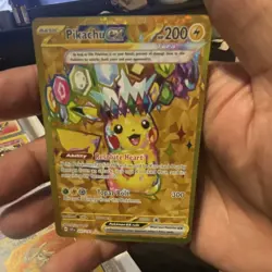 Pokemon Pikachu ex 247/191 Sv08 Surging Sparks Full Art Holo Hyper Rare English - Image 3