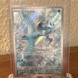 Pokemon Articuno Sv09 Journey Together 161/159 Illustration Rare Holo HP110 - Image 1