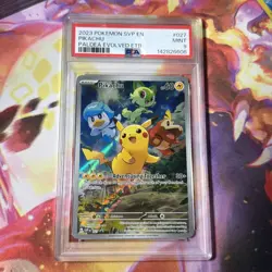 🔥VERY RARE ⭐PSA MINT 9⭐ SVP EN PIKACHU PALDEA EVOLVED ETB Black Star Promo🔥 - Image 1