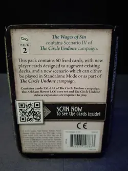 Arkham Horror LCG Card Game | The Wages Of Sin AHC31 (Complete, no ClamShell) - Image 4