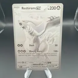 Pokemon TCG Reshiram EX White Flare Holo Card 173/086 SV - Image 1