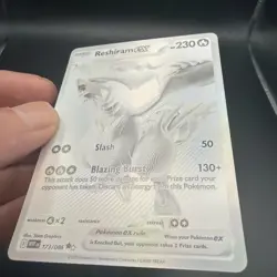 Pokemon TCG Reshiram EX White Flare Holo Card 173/086 SV - Image 2
