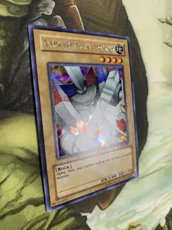 Alpha the Magnet Warrior DOR-001 Duelist of the Roses Yugioh TCG Card Excellent - Image 2