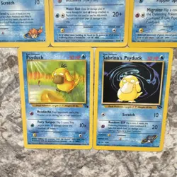 Pokemon TCG 5 Card Lot - Misty's Psyduck, Sabrina's Psyduck - Gym/Neo 1st - Image 2