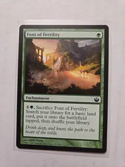 Font of Fertility - Journey into Nyx - LP - Common - Enchantment - MTG - Image 1